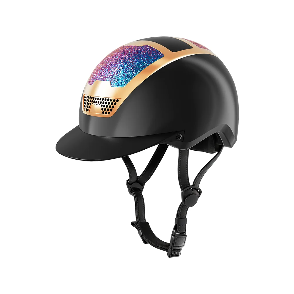 Custom helmet design and OEM service - glitter finish bespoke helmet